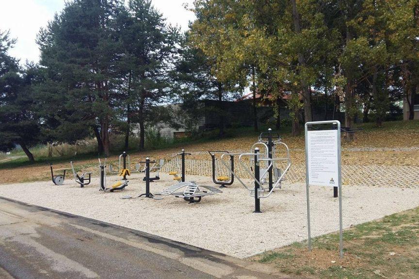Vonkajšie fitnes ihrisko