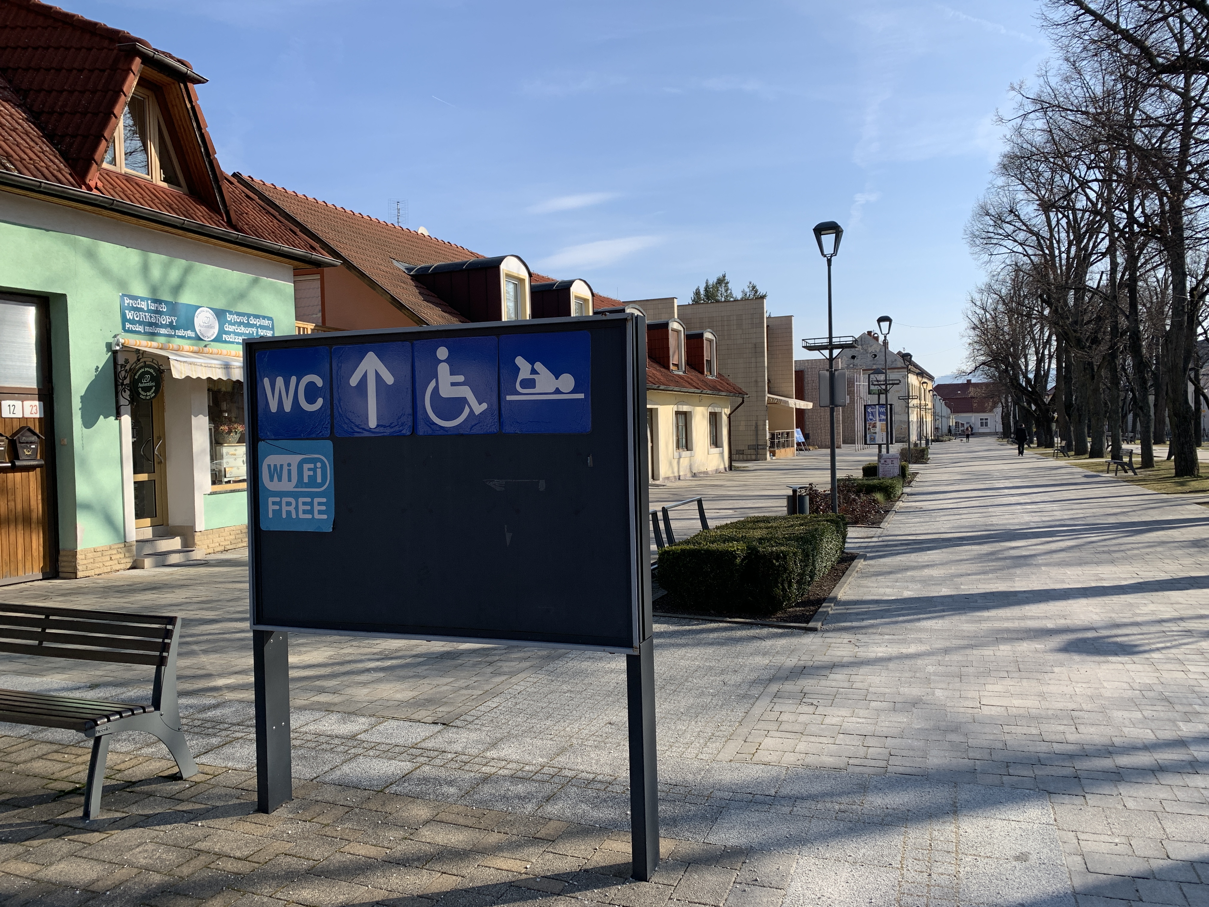 Free WiFi Bojnice city center